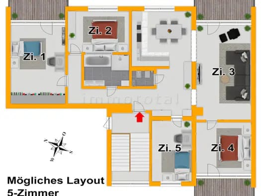 Immobilie in Hinterbrühl - Wohnung zum Kauf - Hinterbrühl - 469.000 € - 5 Zimmer, 121 m², 1. Geschoss - Bild 2