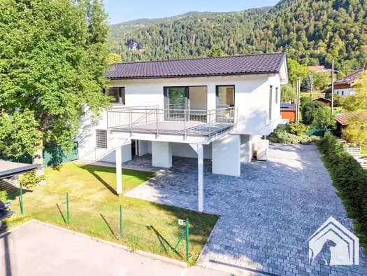 Immobilie in Steindorf am Ossiacher See - Doppelhaushälfte zum Kauf - Erstbezug - Steindorf am Ossiacher See - 540.000 € - 4 Zimmer, 100,3 m², 574 m² Grundstück - Bild 0