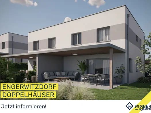 Immobilie in Engerwitzdorf - Doppelhaushälfte zum Kauf - Erstbezug - Engerwitzdorf - 448.800 € - 5 Zimmer, 115 m², 260 m² Grundstück - Bild 0
