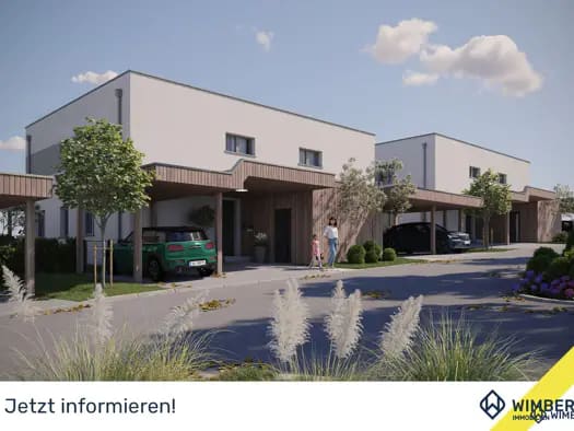 Immobilie in Engerwitzdorf - Doppelhaushälfte zum Kauf - Erstbezug - Engerwitzdorf - 448.800 € - 5 Zimmer, 115 m², 260 m² Grundstück - Bild 1