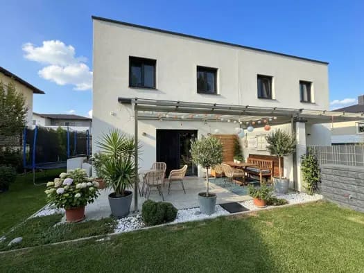 Immobilie in Kremsmünster - Doppelhaushälfte zum Kauf - Kremsmünster - 399.000 € - 115,2 m², 400 m² Grundstück - Bild 2