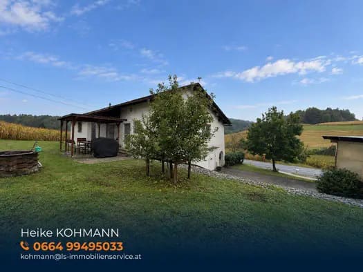 Immobilie in Pirching am Traubenberg - Einfamilienhaus zum Kauf - Pirching am Traubenberg - 359.000 € - 5 Zimmer, 129 m², 1.969 m² Grundstück - Bild 0