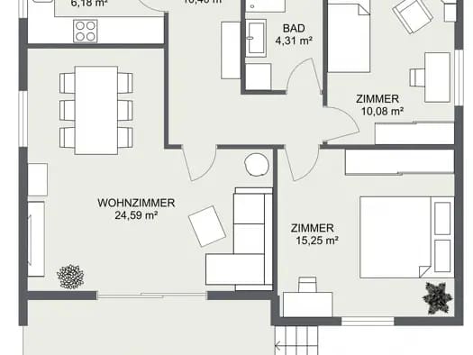 Immobilie in Großrußbach - Einfamilienhaus zum Kauf - Großrußbach - 190.000 € - 3 Zimmer, 73,8 m², 956 m² Grundstück - Bild 2