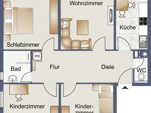 Immobilie in Wolfurt - Wohnung zum Kauf - Wolfurt - 390.000 € - 4 Zimmer, 94,2 m², frei ab 30.04.2027 - Bild 2