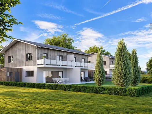 Immobilie in Maria Wörth - Doppelhaushälfte zum Kauf - Erstbezug - Maria Wörth - 649.500 € - 4 Zimmer, 130 m², 250 m² Grundstück - Bild 0