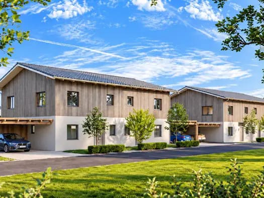 Immobilie in Maria Wörth - Doppelhaushälfte zum Kauf - Erstbezug - Maria Wörth - 649.500 € - 4 Zimmer, 130 m², 250 m² Grundstück - Bild 1