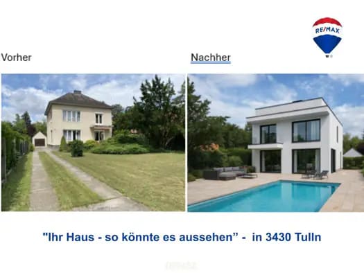 Immobilie in Tulln an der Donau - Einfamilienhaus zum Kauf - Tulln an der Donau - 500.000 € - 5 Zimmer, 162 m², 1.140 m² Grundstück - Bild 0