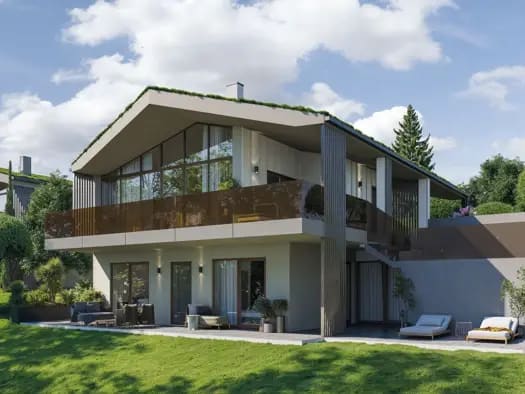 Immobilie in Gösting - Villa zum Kauf - Erstbezug - Graz - 1.670.000 € - 4 Zimmer, 194 m², 912 m² Grundstück - Bild 0
