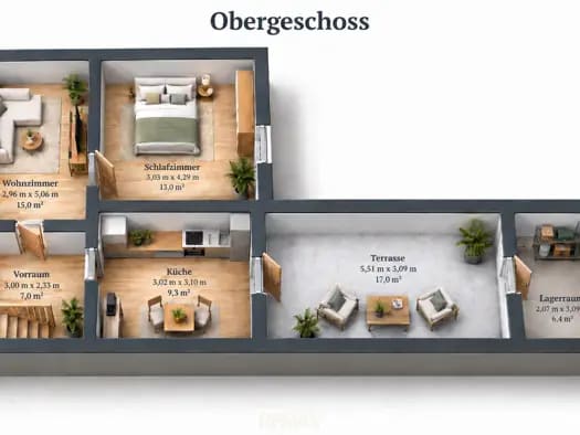 Immobilie in Berndorf - Haus zum Kauf - Berndorf - 249.000 € - 4 Zimmer, 95 m², 496 m² Grundstück - Bild 2