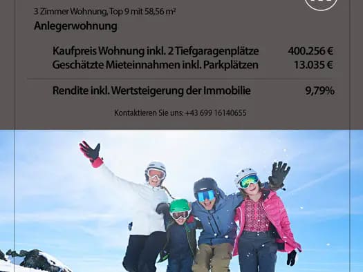 Immobilie in Wagrain - Wohnung zum Kauf - Wagrain - 145.124 € - 1 Zimmer, 29,2 m², EG - Bild 2