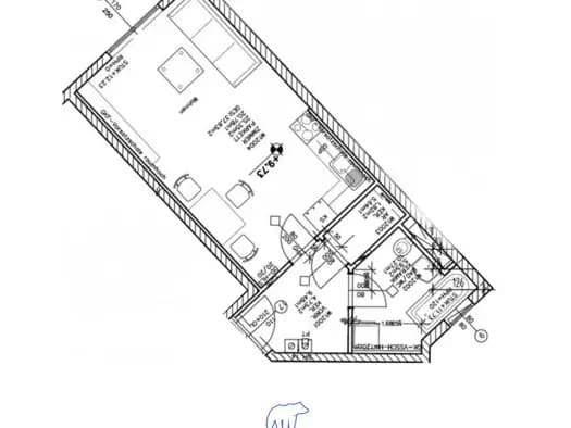 Immobilie in Lustenau - Wohnung zum Kauf - Linz - 139.000 € - 1 Zimmer, 37,8 m², 2. Geschoss, frei ab 15.12.2026 - Bild 2