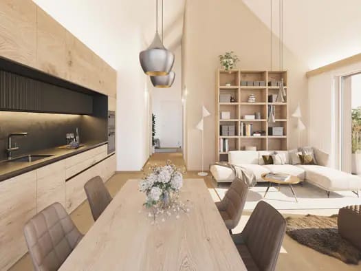 Immobilie in Bischofshofen - Wohnung zum Kauf - Erstbezug - Bischofshofen - 430.000 € - 3 Zimmer, 70 m², 1. Geschoss - Bild 0