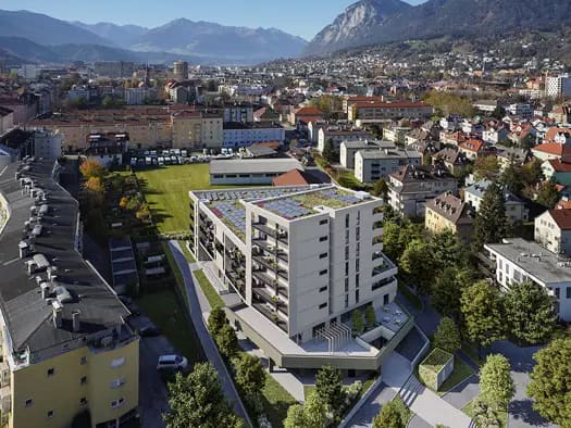 Immobilie in Pradl - Wohnung zum Kauf - Erstbezug - Innsbruck - 472.000 € - 2 Zimmer, 50,4 m², 2. Geschoss - Bild 2