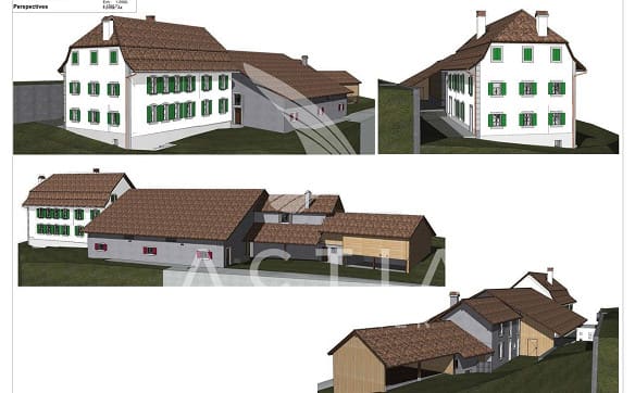 Immobilie in Moudon - Propriété atypique hors zone à bâtir | Maison d'habitation + Rural - Bild 18
