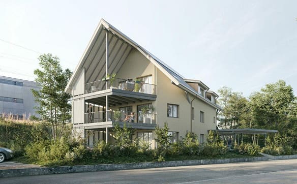 Immobilie in Rapperswil Sg - NEUBAU - Hochwertige 4.5-Zimmer-Wohnung im Obergeschoss in nachhalt... - Bild 0