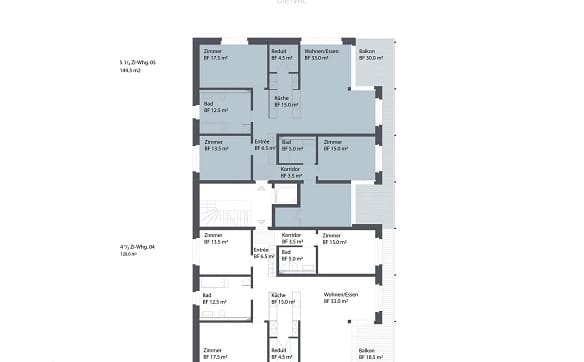 Immobilie in Dietwil - "Villigerscheune" 5.5 Zimmer Obergeschoss Wohnung - Bild 7