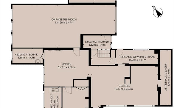Immobilie in Hauptwil - Wohnhaus mit Gewerbe: Platz für Arbeit und Hobby - Bild 11