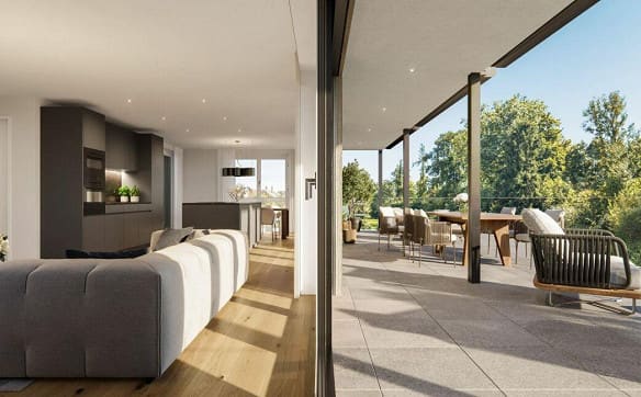 Immobilie in Scherzingen - 4.5-Zi. Gartenwohnung im Neubau DUO - exklusives Wohnen mit nur 2 P... - Bild 4