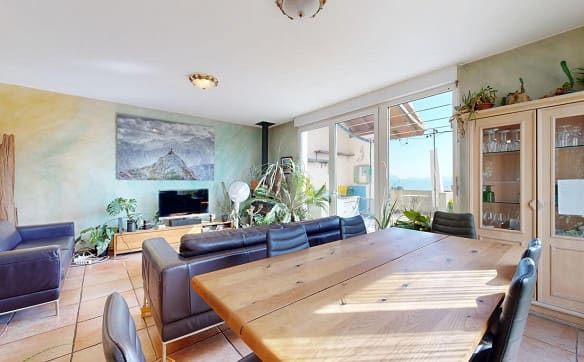 Immobilie in La Croix - Charmante maison jumelle avec vue imprenable sur le Léman - Bild 3