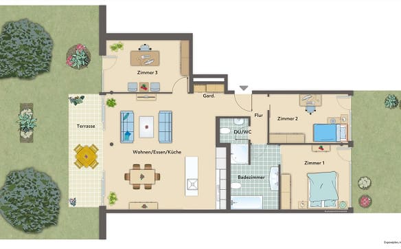 Immobilie in Meikirch - "Gartenwohnung - Meikirch" - Bild 12