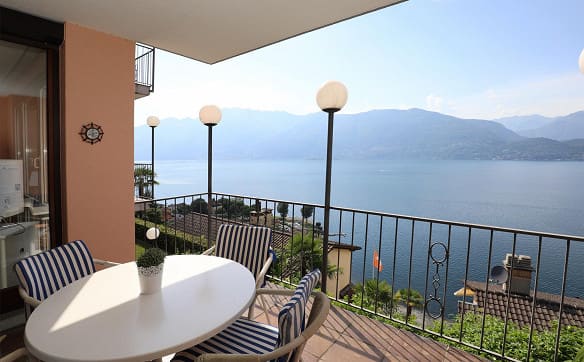 Immobilie in Gerra - 2-Zimmer-Eigentumswohnung mit herrlicher Sicht auf den Lago Maggiore  - Bild 0