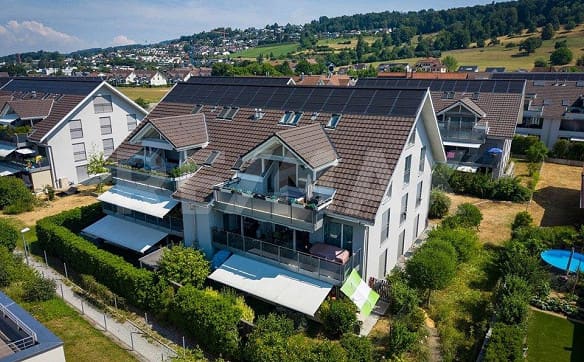 Immobilie in Zufikon - Moderne 5.5-Zimmer-Maisonettewohnung mit Balkon und Minergie-Standa... - Bild 0