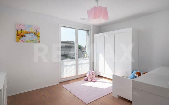 Immobilie in Zufikon - Moderne 5.5-Zimmer-Maisonettewohnung mit Balkon und Minergie-Standa... - Bild 9