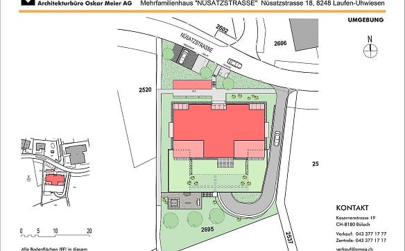 Immobilie in Uhwiesen - Schöne 4.5-Zimmer-Wohnung mit durchdachtem Grundriss - Bild 2