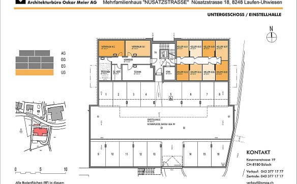 Immobilie in Uhwiesen - Schöne 4.5-Zimmer-Wohnung mit durchdachtem Grundriss - Bild 3