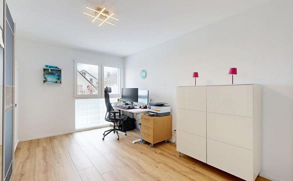 Immobilie in Plasselb - Wohnen mit Aussicht - stilvolle Terrassenwohnung in Plasselb - Bild 8