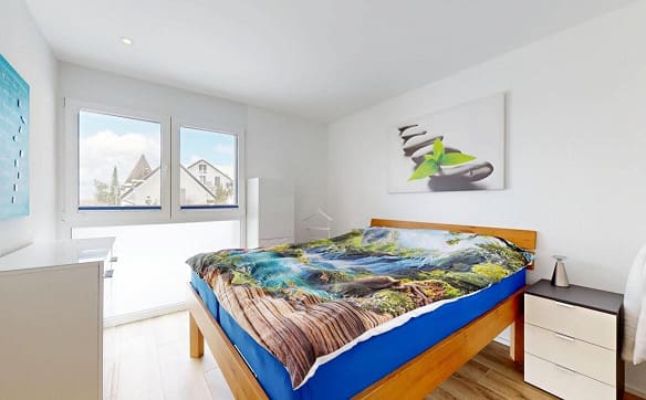 Immobilie in Plasselb - Wohnen mit Aussicht - stilvolle Terrassenwohnung in Plasselb - Bild 9