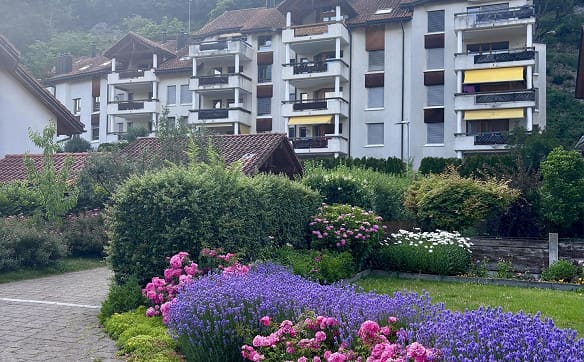 Immobilie in Tamins - Charmante 3,5-Zimmer-Dachwohnung mit Dachausbau und Bergsicht in Tamin - Bild 0