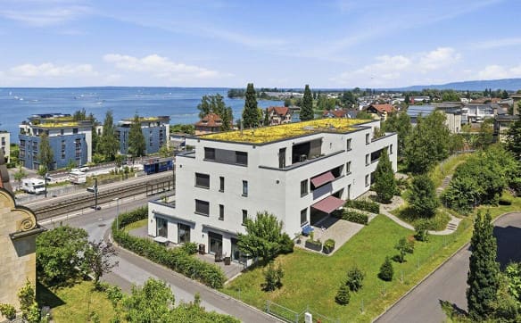 Immobilie in Staad Sg - Moderne,  neuwertige Gartenwohnung mit grosser Terrasse, in unmitte... - Bild 0