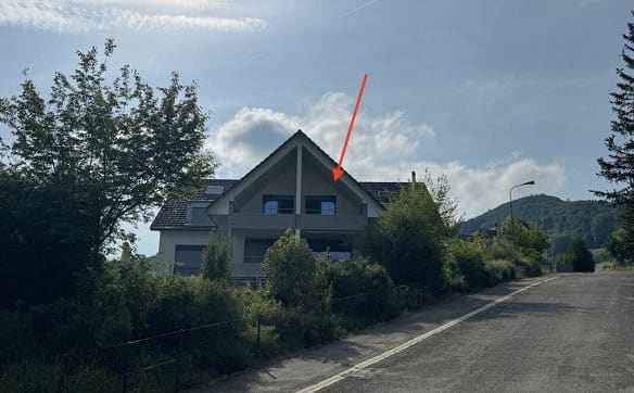 Immobilie in Oberdorf Bl - Charmante und komfortable Maisonette-Dachwohnung mit fantastischer ... - Bild 0