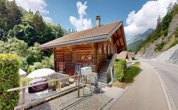 Immobilie in Jaun - Un chalet plein de charme dans un écrin de verdure - Bild 0