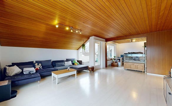Immobilie in Kirchberg Be - Preiswerte Dachwohnung mit 131 m² nahe Emme und Zentrum - Bild 0