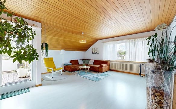 Immobilie in Kirchberg Be - Preiswerte Dachwohnung mit Weitsicht an ruhiger Lage - Bild 1