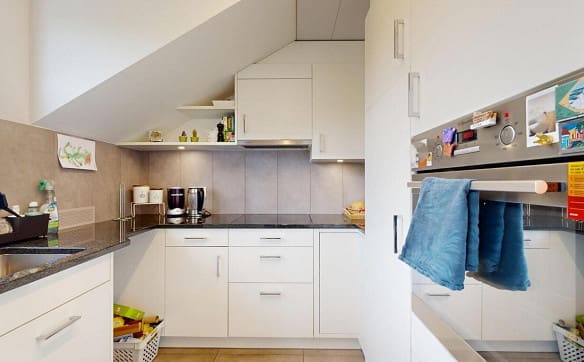 Immobilie in Kirchberg Be - Preiswerte Dachwohnung mit Weitsicht an ruhiger Lage - Bild 4