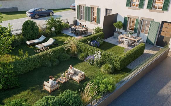 Immobilie in Chamblon - Appartement 2,5 pièces en rez-de-jardin avec extérieur privatif - Bild 7