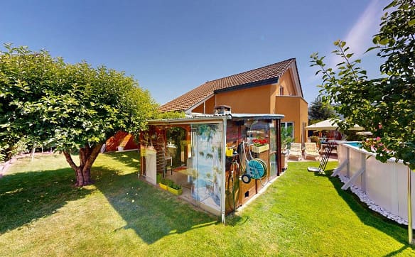 Immobilie in Boudevilliers - Superbe maison familiale avec piscine et cuisine d'été au calme - Bild 1