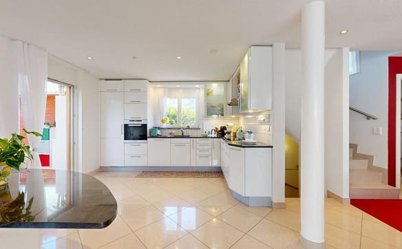 Immobilie in Boudevilliers - Superbe maison familiale avec piscine et cuisine d'été au calme - Bild 7