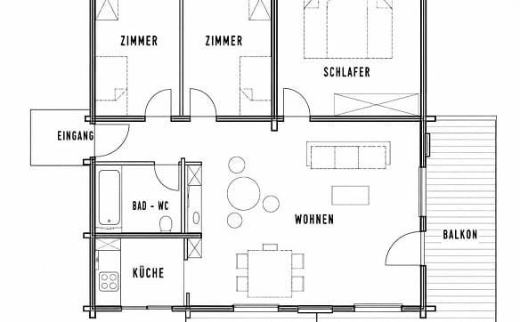 Immobilie in Fiesch - Chalet mit zwei Wohneinheiten im Zentrum von Fiesch - Bild 7