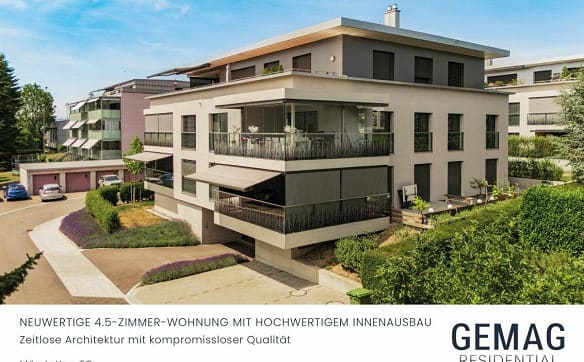 Immobilie in Märstetten - Neuwertige 4.5-Zimmer-Wohnung mit hochwertigem Innenausbau - Bild 0
