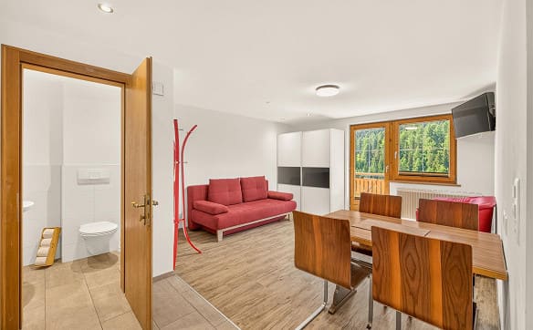 Immobilie in Samnaun-compatsch - 2.5-Zimmerwohnung Nr. W102 mit traumhafter Aussicht - Bild 2