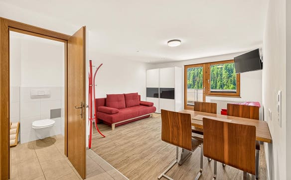 Immobilie in Samnaun-compatsch - 2.5-Zimmerwohnung Nr. W02 mit eigener Terrasse - Bild 2