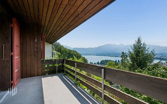 Immobilie in Hünibach - ImmoWyss -  Charmantes Zuhause mit traumhafter Sicht auf den Thunersee - Bild 6