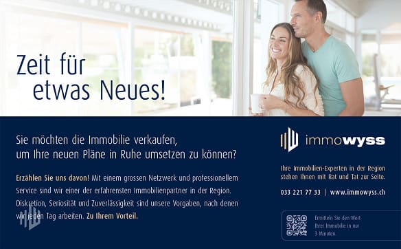Immobilie in Hünibach - ImmoWyss -  Charmantes Zuhause mit traumhafter Sicht auf den Thunersee - Bild 7