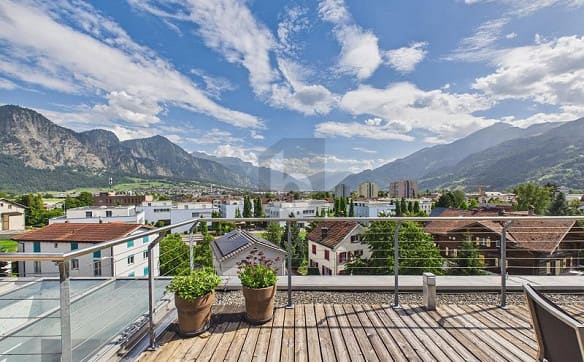 Immobilie in Landquart - EXKLUSIVE DACHTERRASSE MIT ALPENPANORAMA - Bild 1