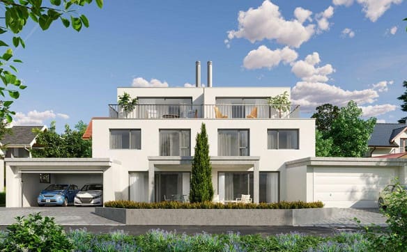 Immobilie in Hausen Ag - Doppeleinfamilienhaus SÜD (Neubau) - Bild 1