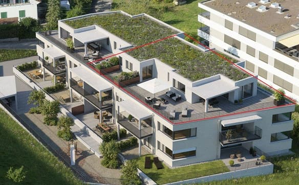 Immobilie in Zeihen - Hochwertige 3 1/2-Zimmer Attikawohnung - Bild 3